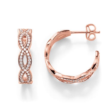 Infinity of Love Stud Earrings (Rose-Gold) | Thomas Sabo | Luby 