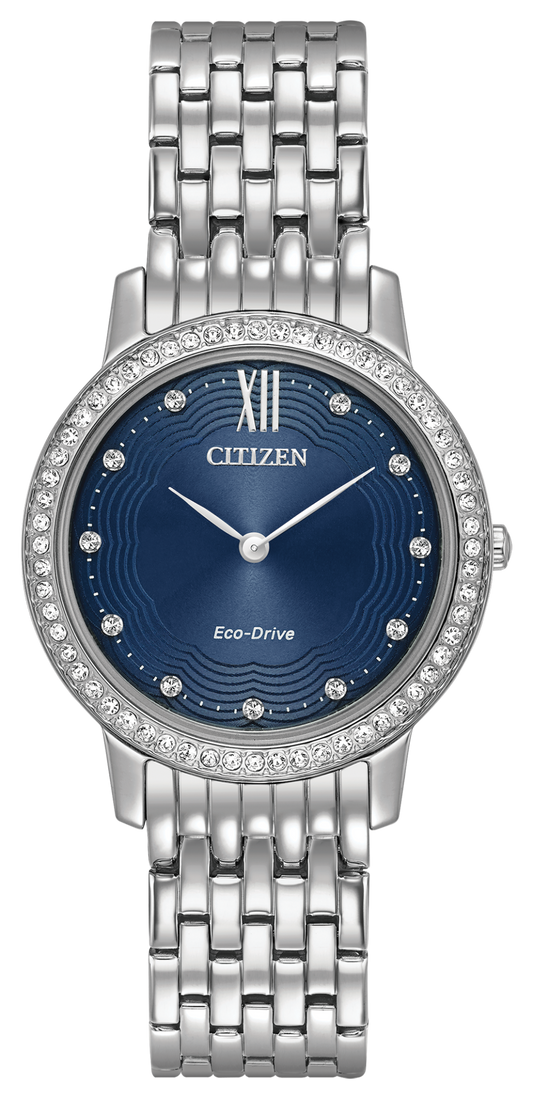 Silhouette Crystal (Silver-Blue) | Citizen | Luby 