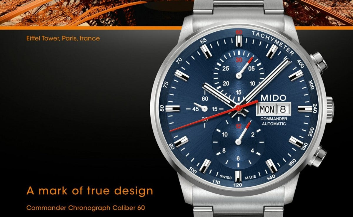 Commander II Automatic Chronograph M016.414.11.041.00 | Mido | Luby 