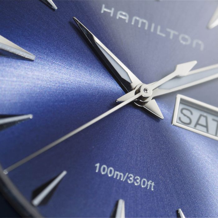 Jazzmaster Seaview Day Date Quartz (Silver-Blue) | Hamilton | Luby 