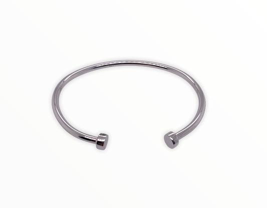 Solid Sterling Silver Bangle Bracelet | Luby Silver Collection | Luby 