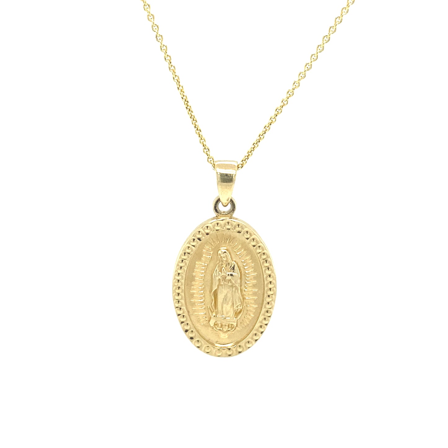 14K GOLD VIRGIN PENDANT | Luby Gold Collection | Luby 