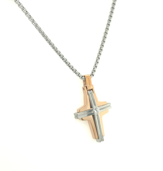 Gioelli in Acciaio Cross | Zancan | Luby 