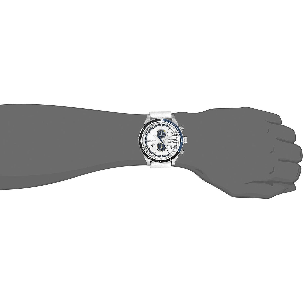 DOUBLE DOWN WHITE CHRONO | Diesel | Luby 