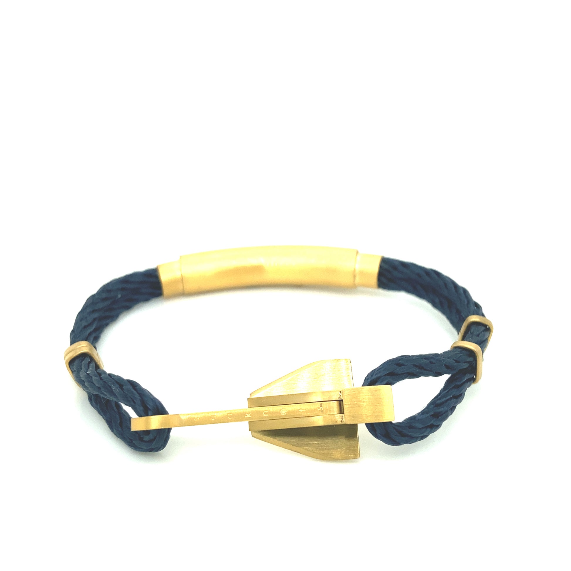 DOUBLE CORD WITH DANFORTH MATTE GOLD | Seaknots | Luby 