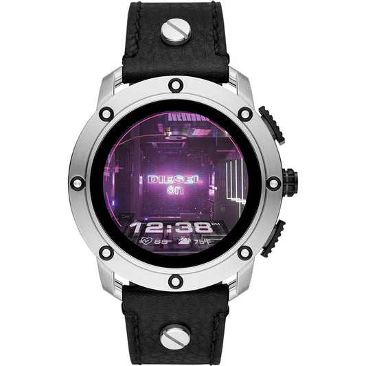 AXIAL SMARTWATCH BLACK LEATHER | Diesel | Luby 