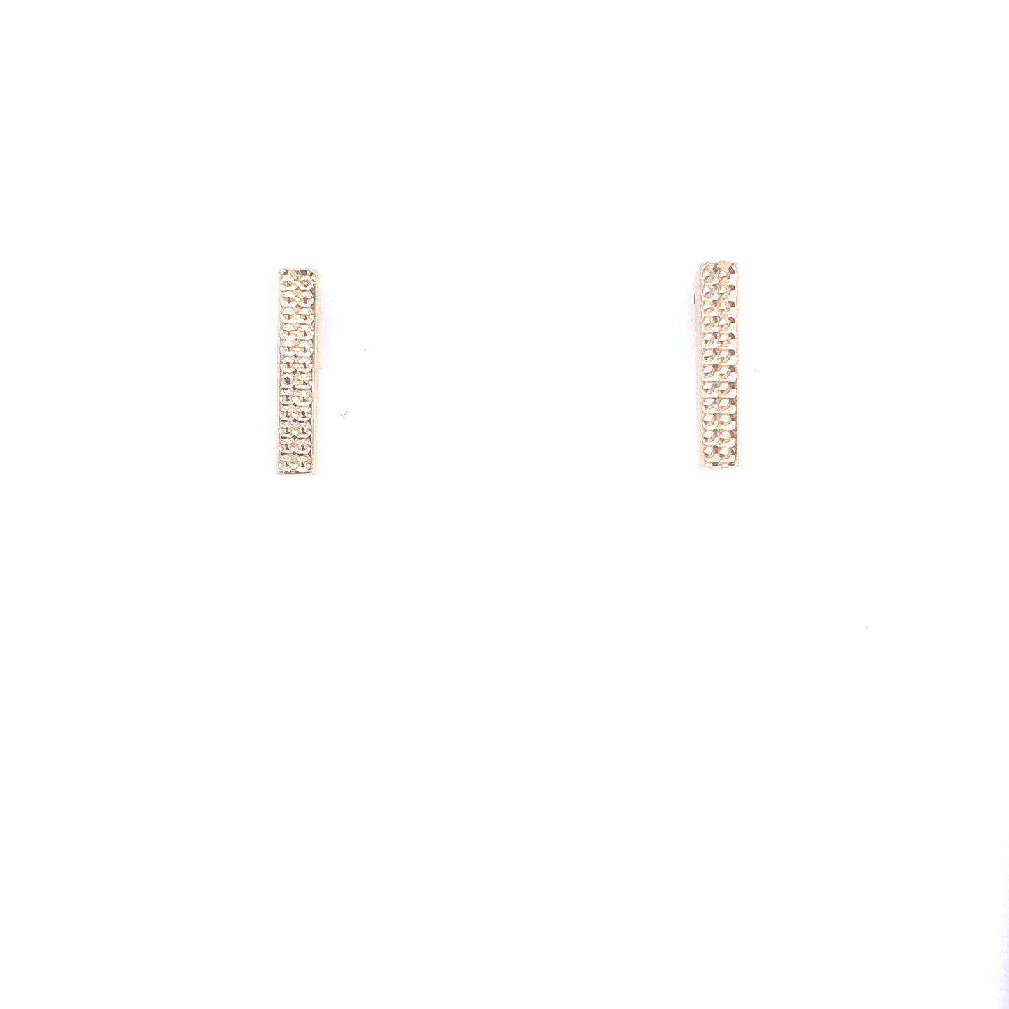 14K Line Gold Stud Earrings | Luby Gold Collection | Luby 