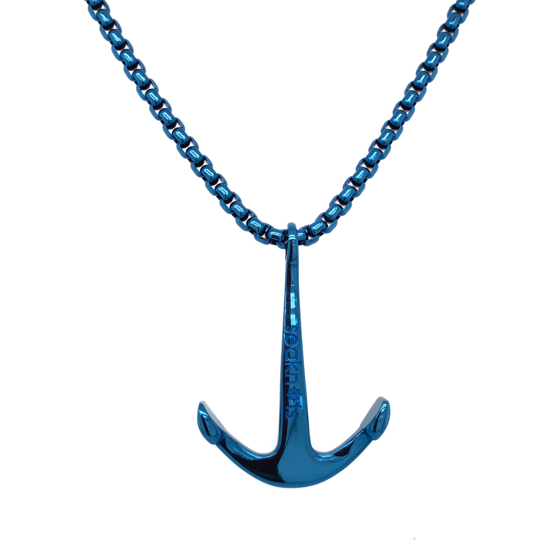 BOX CHAIN WITH ANCHOR | Seaknots | Luby 