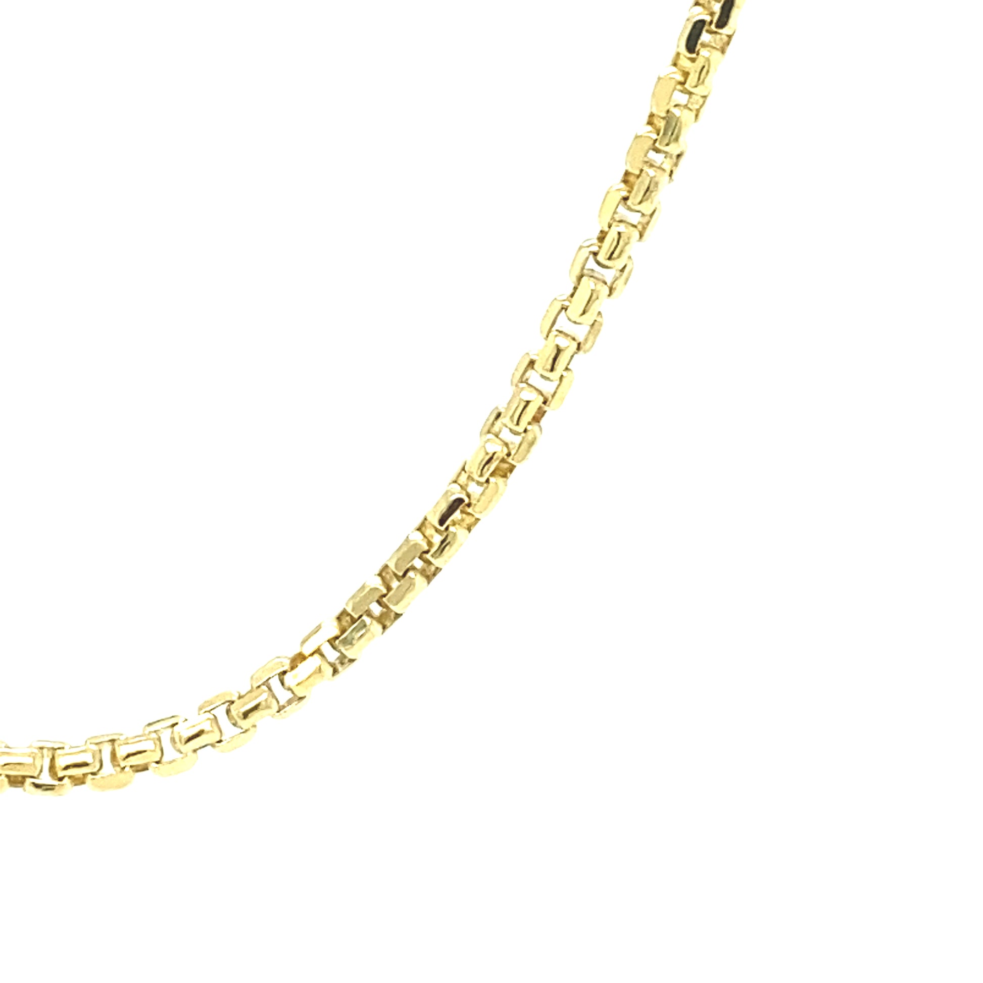 14k Gold Box Chain | Luby Gold Collection | Luby 