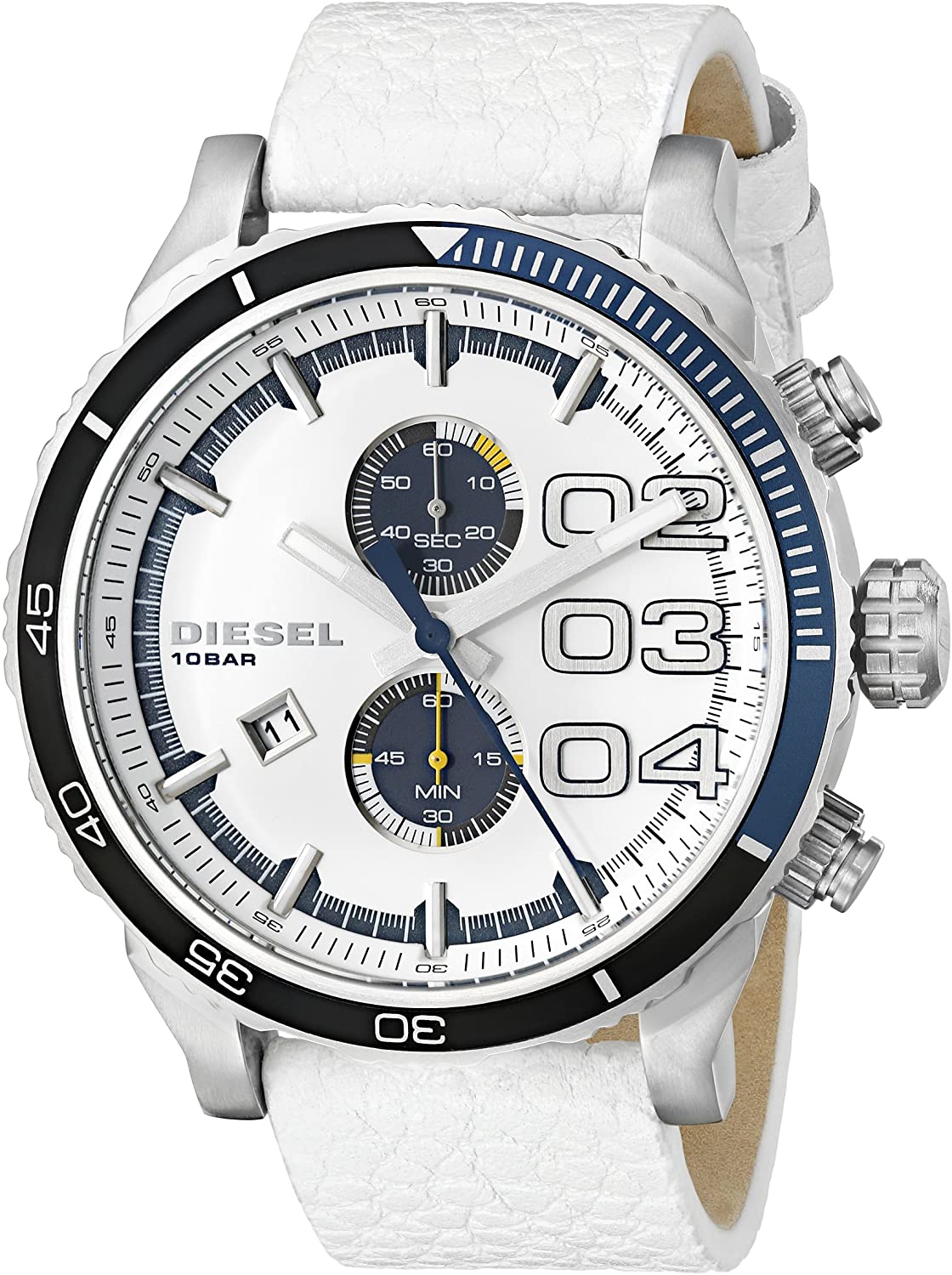 DOUBLE DOWN WHITE CHRONO | Diesel | Luby 
