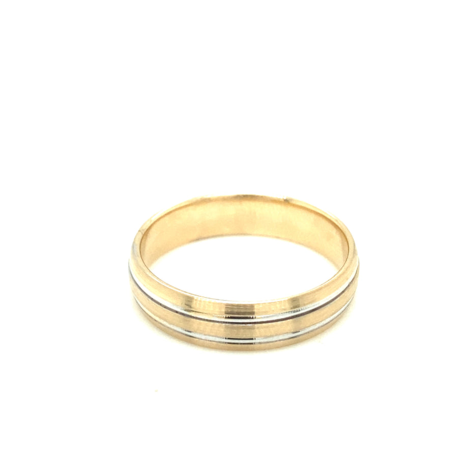 Anillo de bodas de oro de 14k