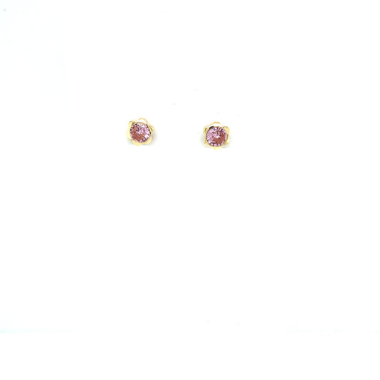 FLOWER BEZEL ROUND | Luby Gold Collection | Luby 