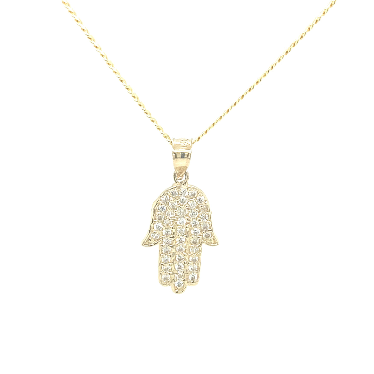 14K Hand of Fatima Pendant | Luby Gold Collection | Luby 