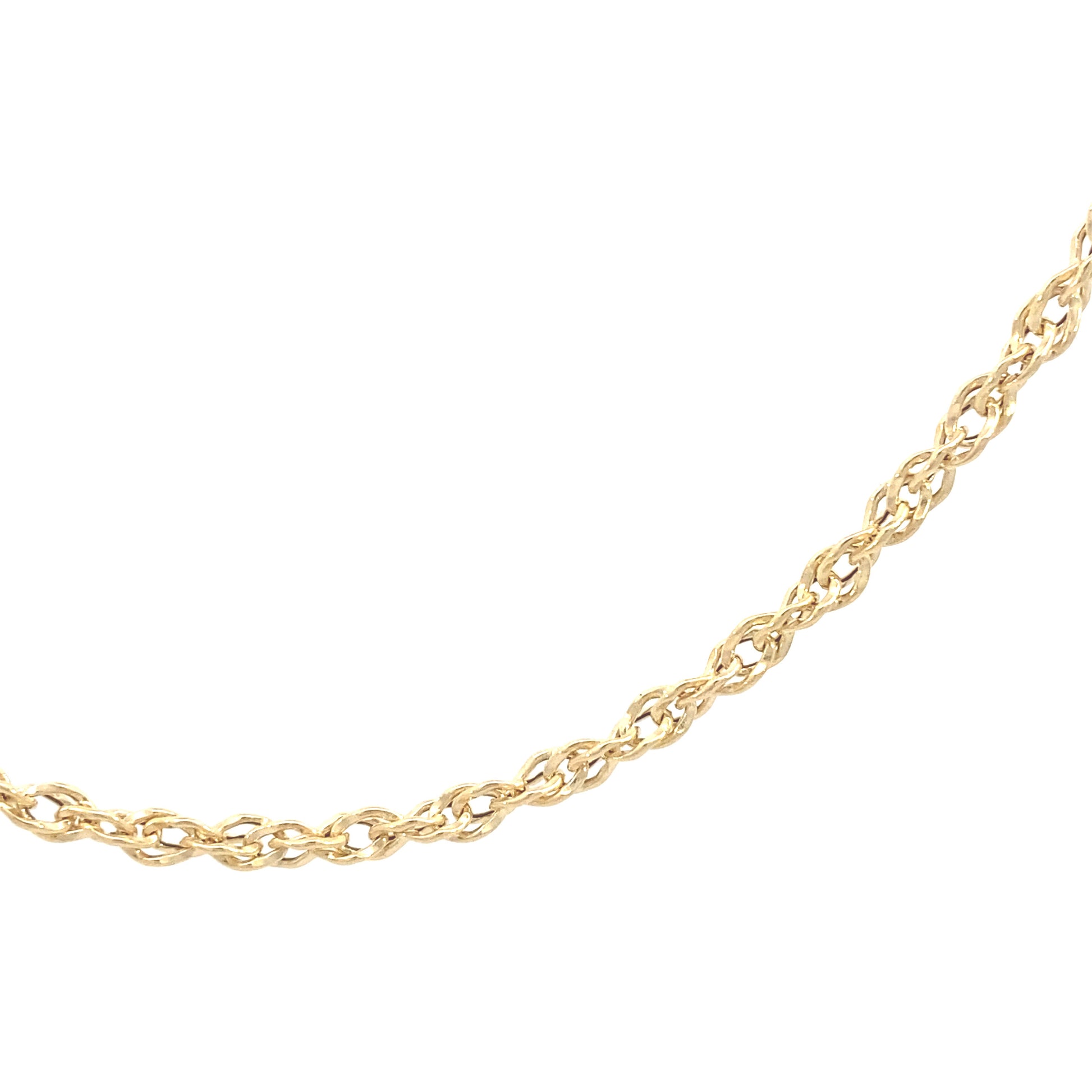14K Gold Open Rope Chain | Luby Gold Collection | Luby 