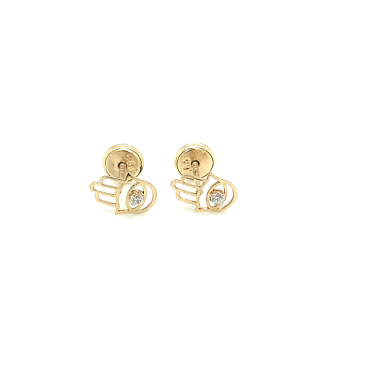 HAMSA HAND WITH EVIL EYE | Luby Gold Collection | Luby 