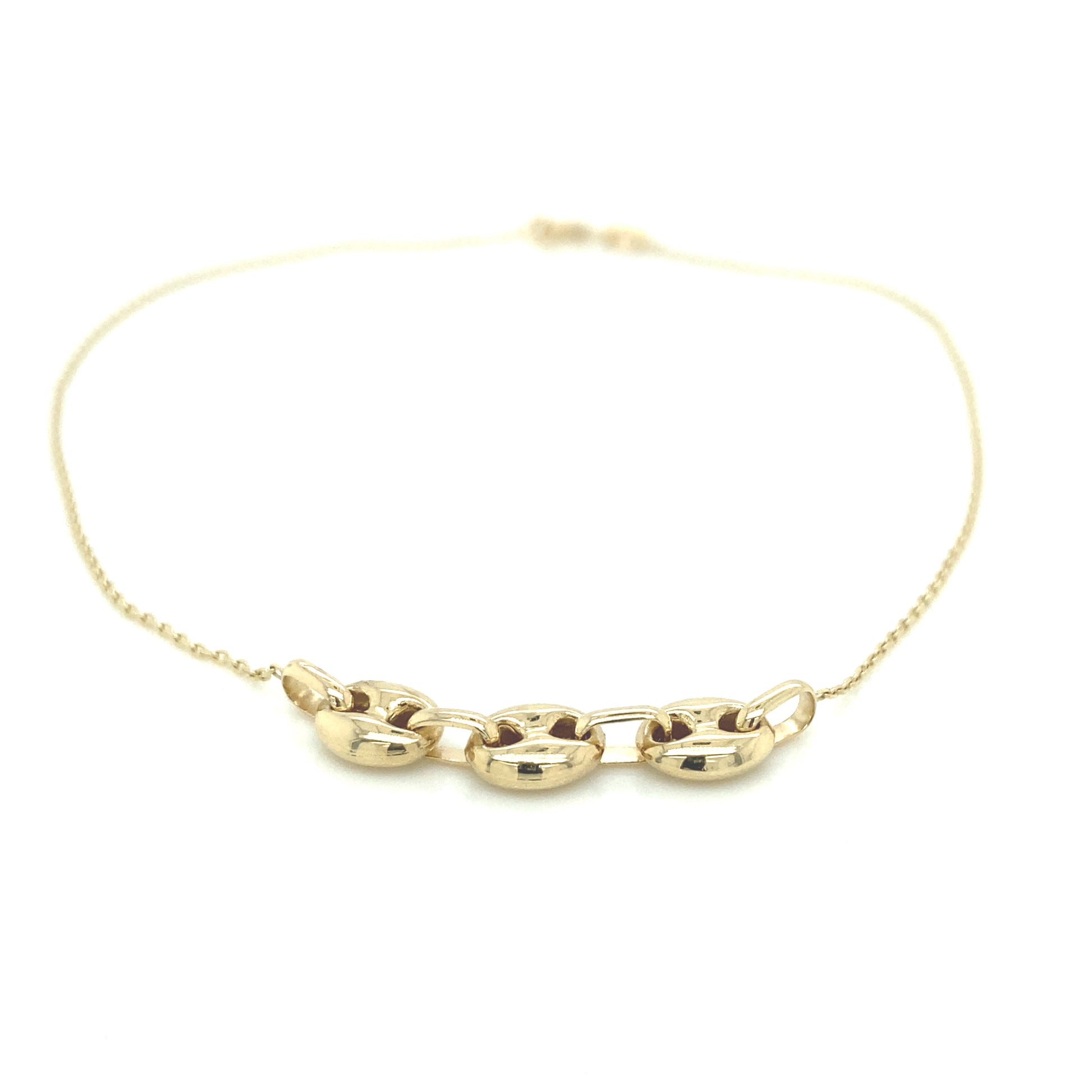 14K ANKLET GUCCI BRACLET | Luby Gold Collection | Luby 