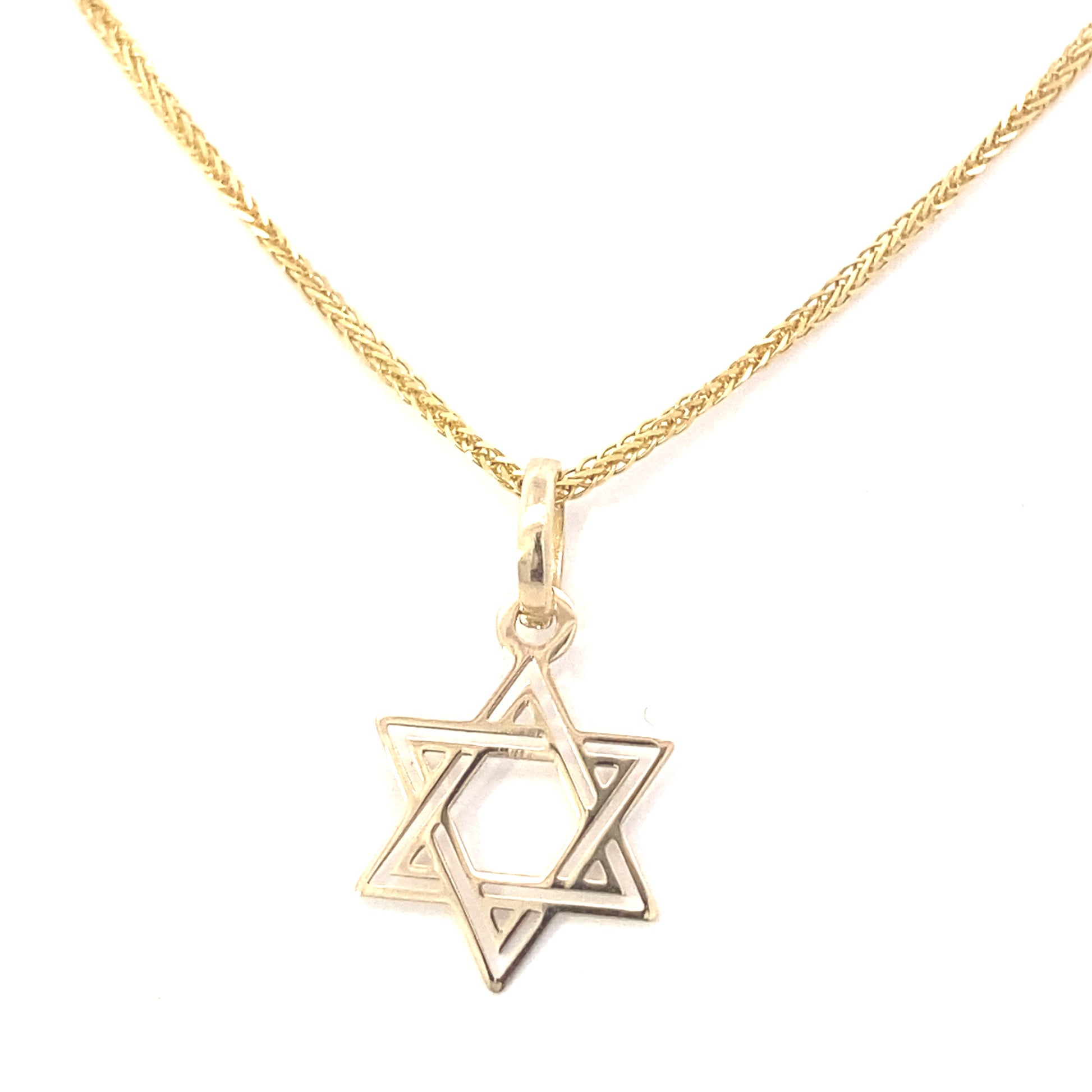 14K Gold Star of David Pendant | Luby Gold Collection | Luby 