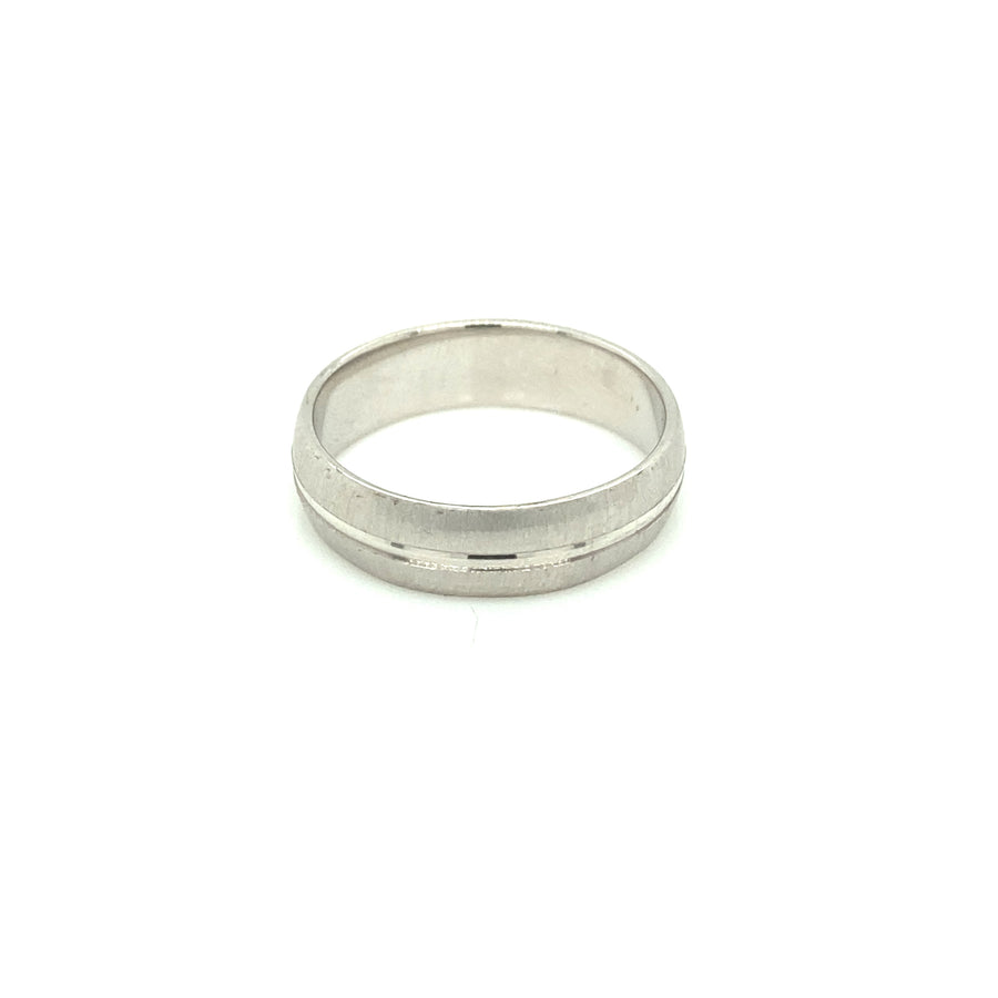 ALIANZA DE BODA EN ORO BLANCO DE 14K