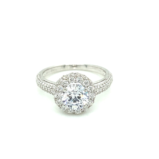 Simon G 18k Diamond Engagement Ring | Simon G | Luby 