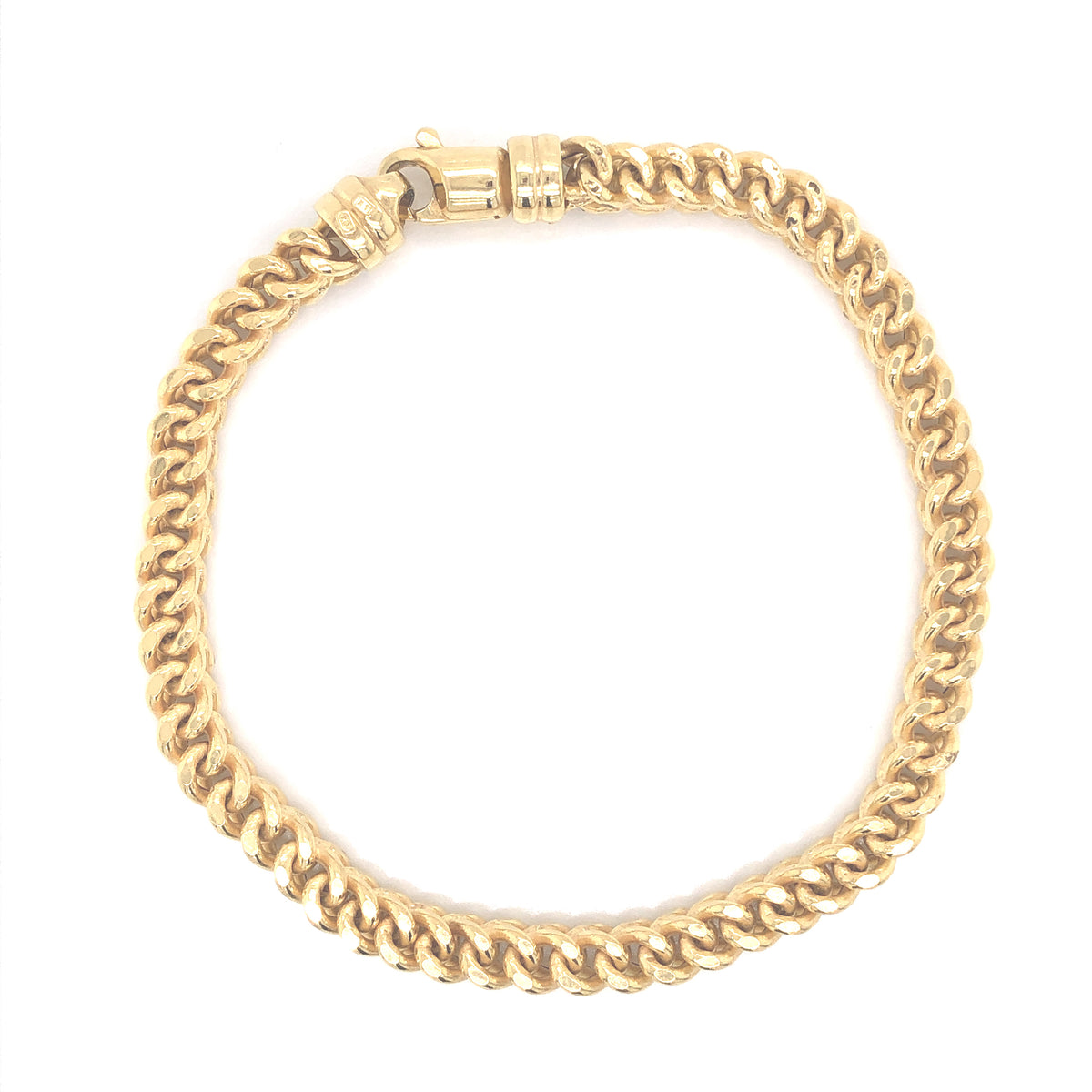 Franco Link 14k Gold Bracelet | Luby Gold Collection | Luby 
