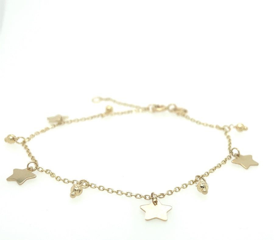 Pulsera Estrella Oro 14K