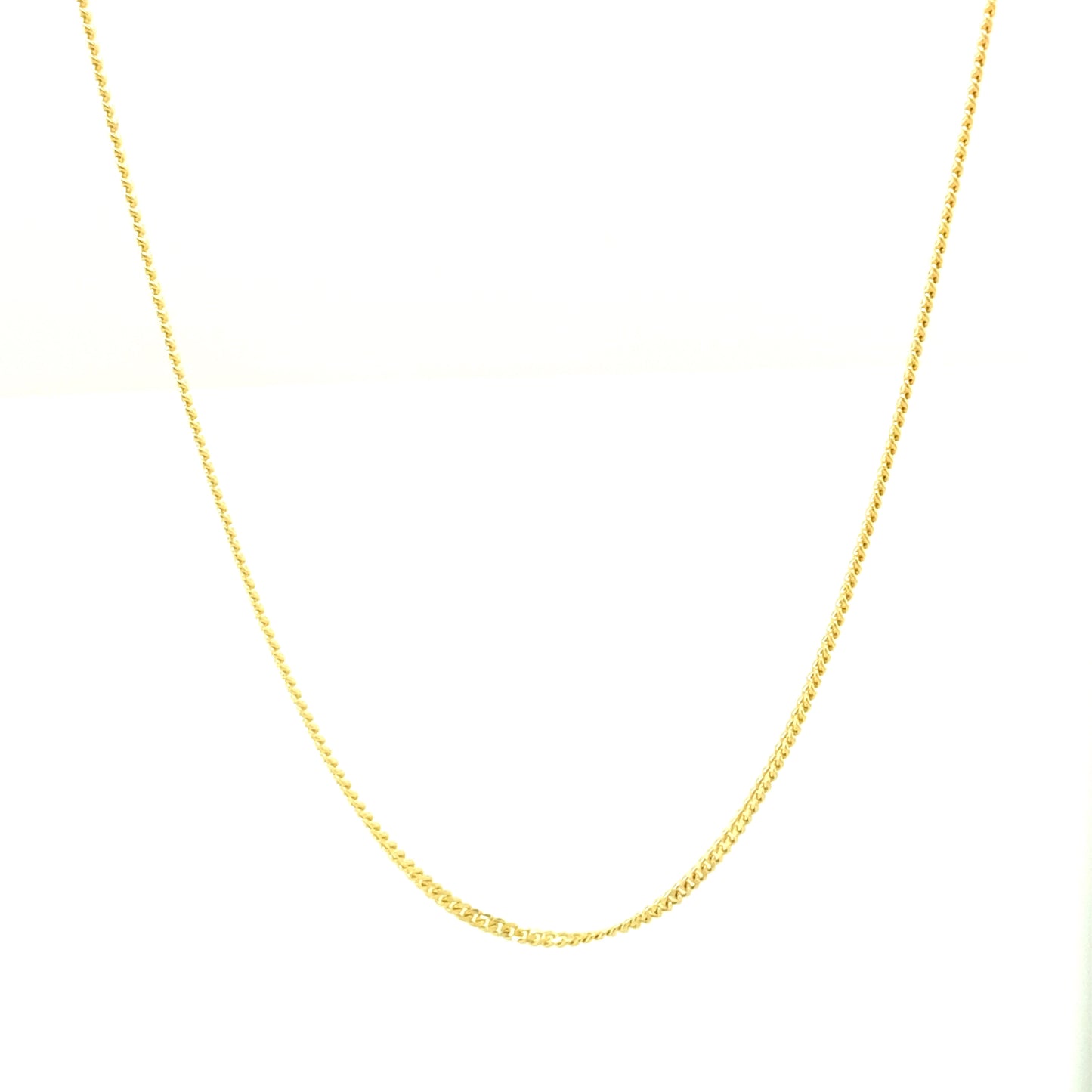 14K Gold Small Cuban Chain | Luby Gold Collection | Luby 