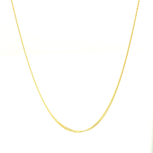 14K Gold Small Cuban Chain | Luby Gold Collection | Luby 