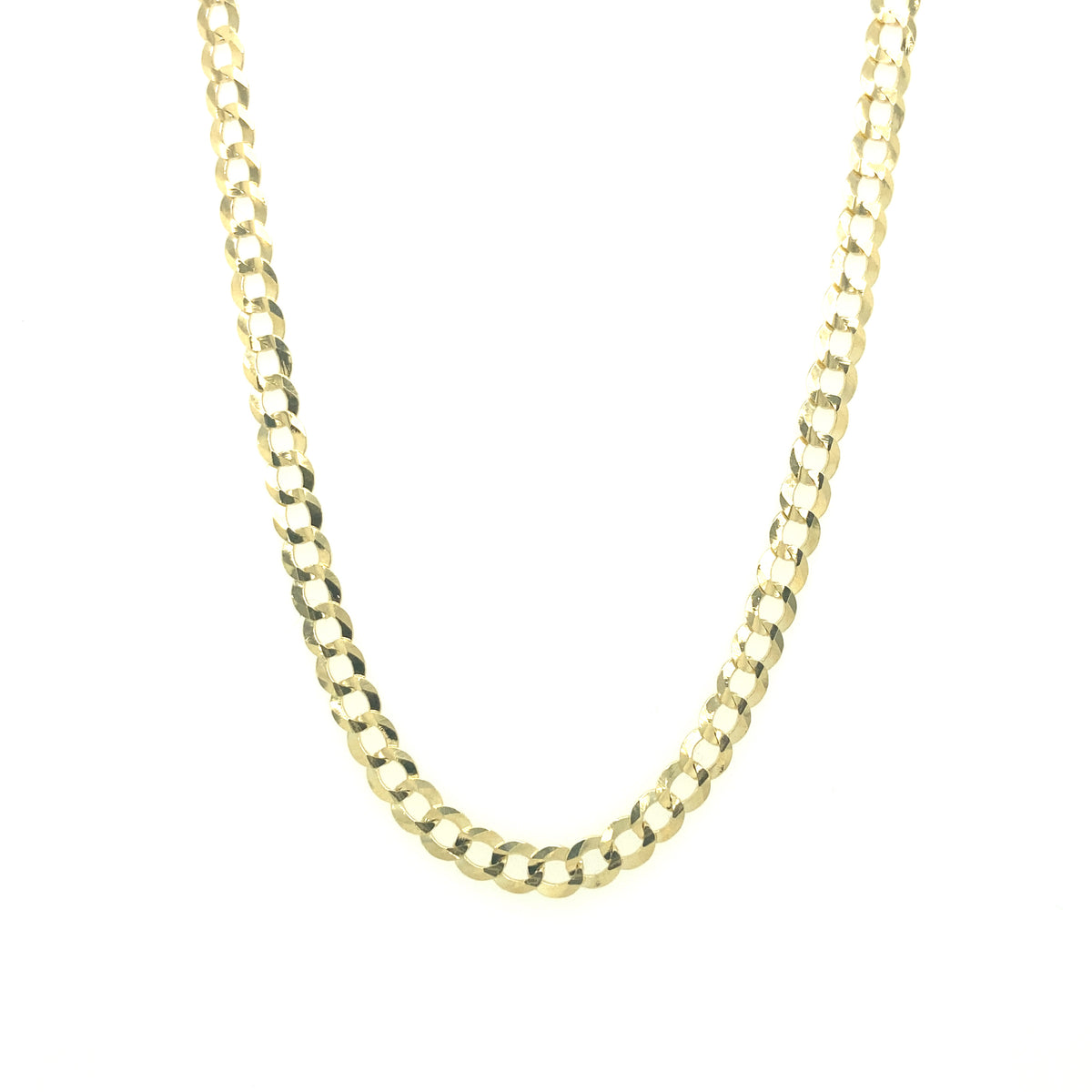 14K FLAT CUBAN CHAIN | Luby Gold Collection | Luby 