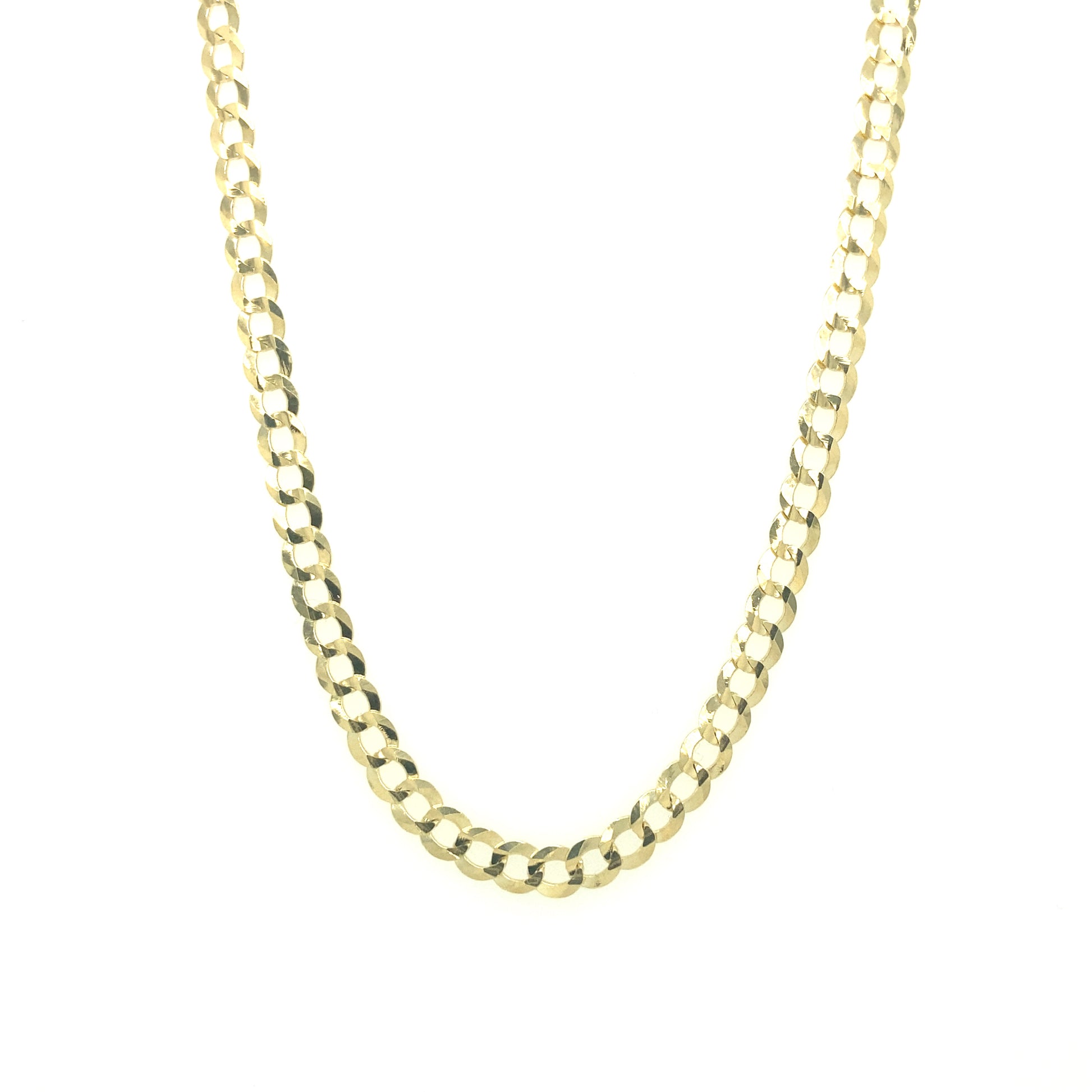 14K FLAT CUBAN CHAIN | Luby Gold Collection | Luby 