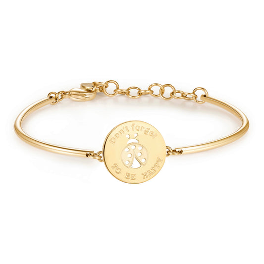 Chakra LadyBird Pendant Bracelet (Gold) | Brosway Italia | Luby 