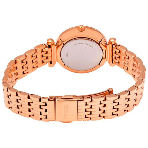 Carlie Ladies Watch (Rose-Gold) | Fossil | Luby 