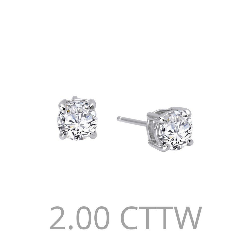 Solitaire Stud Earrings | Lafonn | Luby 