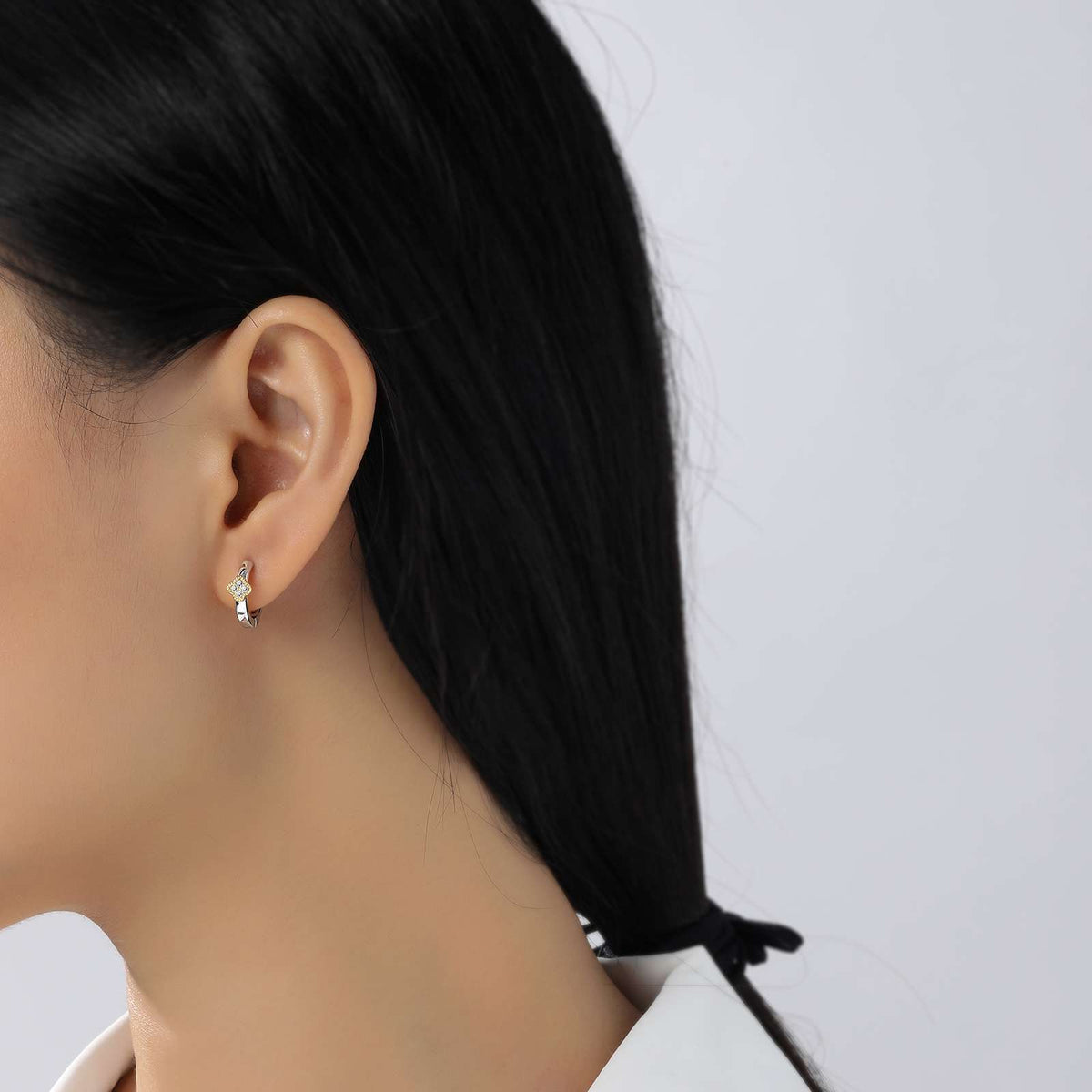 Dainty Station Huggie Earrings | Lafonn | Luby 
