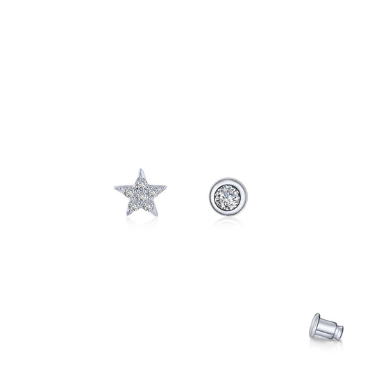 Starfall Stud Earrings 0.10cttw | Lafonn | Luby 