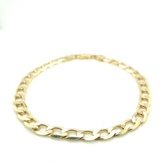 CURB FLAT BRACELET | Luby Gold Collection | Luby 