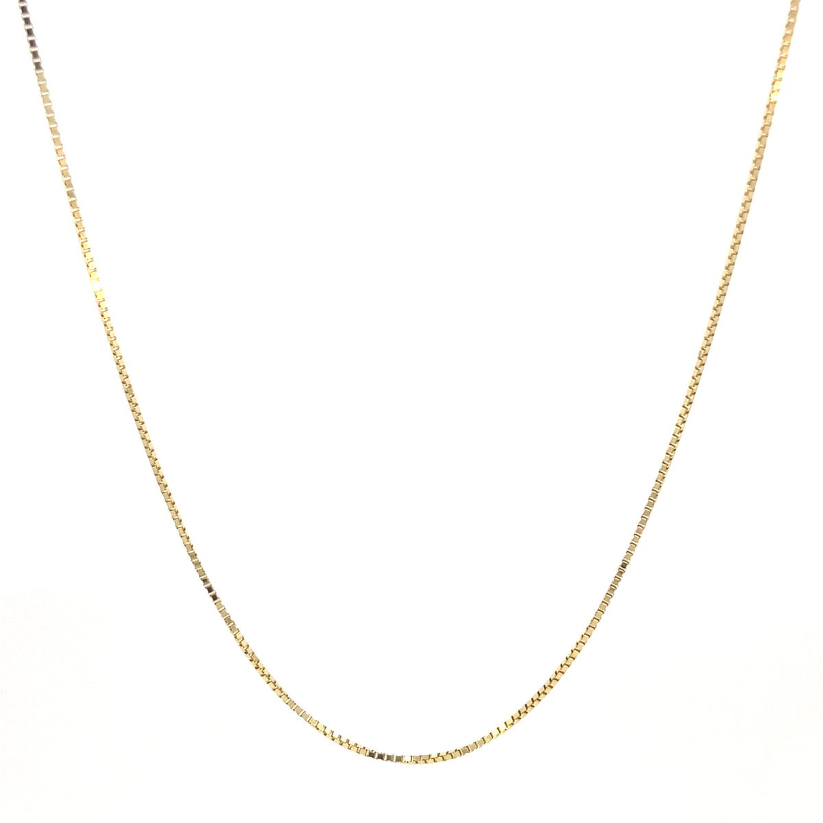 14K Gold Square Box Chain | Luby Gold Collection | Luby 