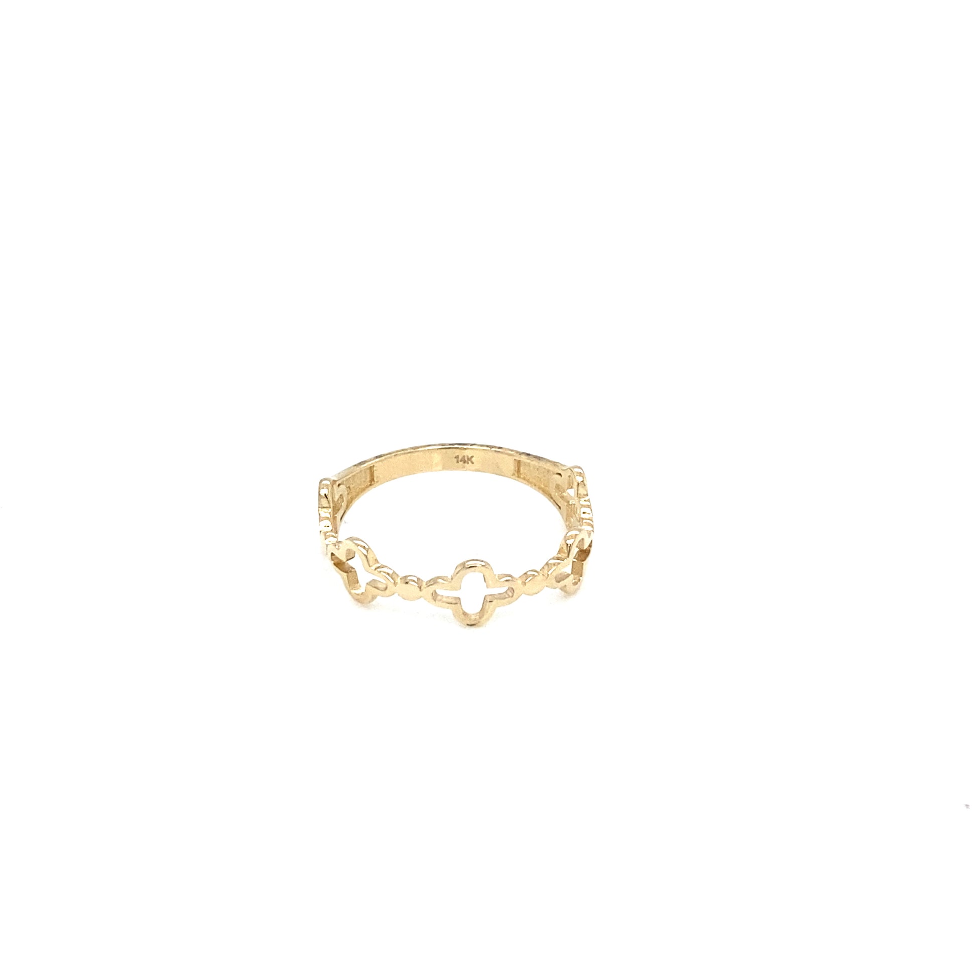 14K Flower Dots Ring | Luby Gold Collection | Luby 