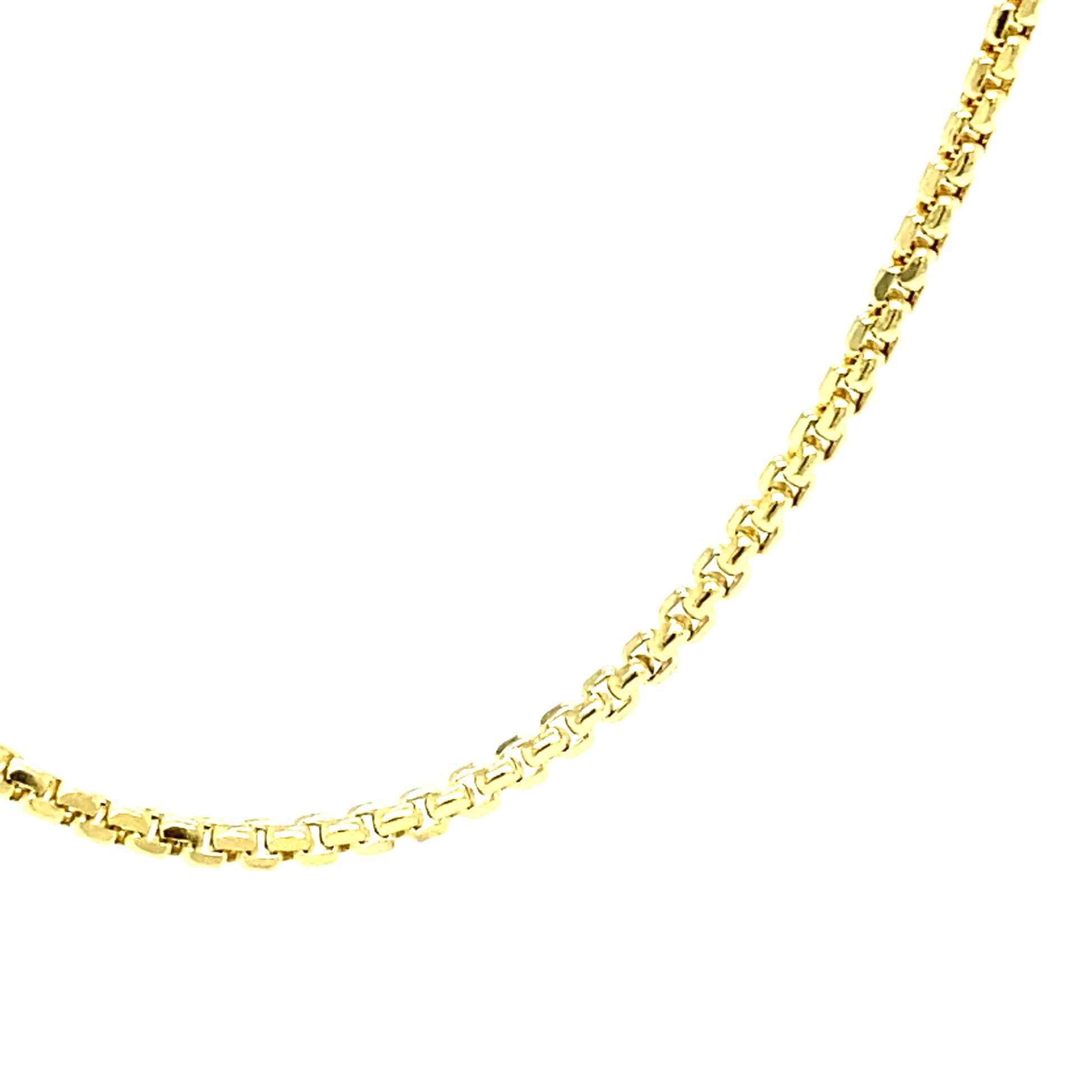 14K Gold Box Chain | Luby Gold Collection | Luby 