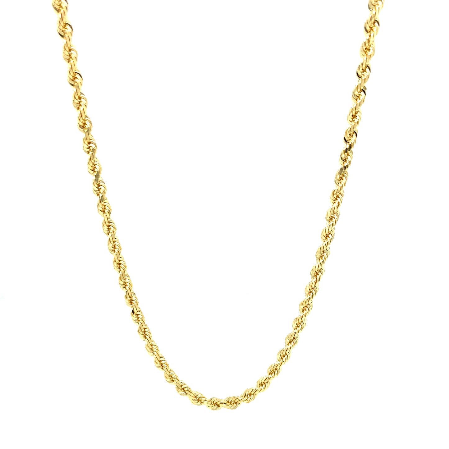 14K SOLID ROPE DIAMOND CUT | Luby Gold Collection | Luby 