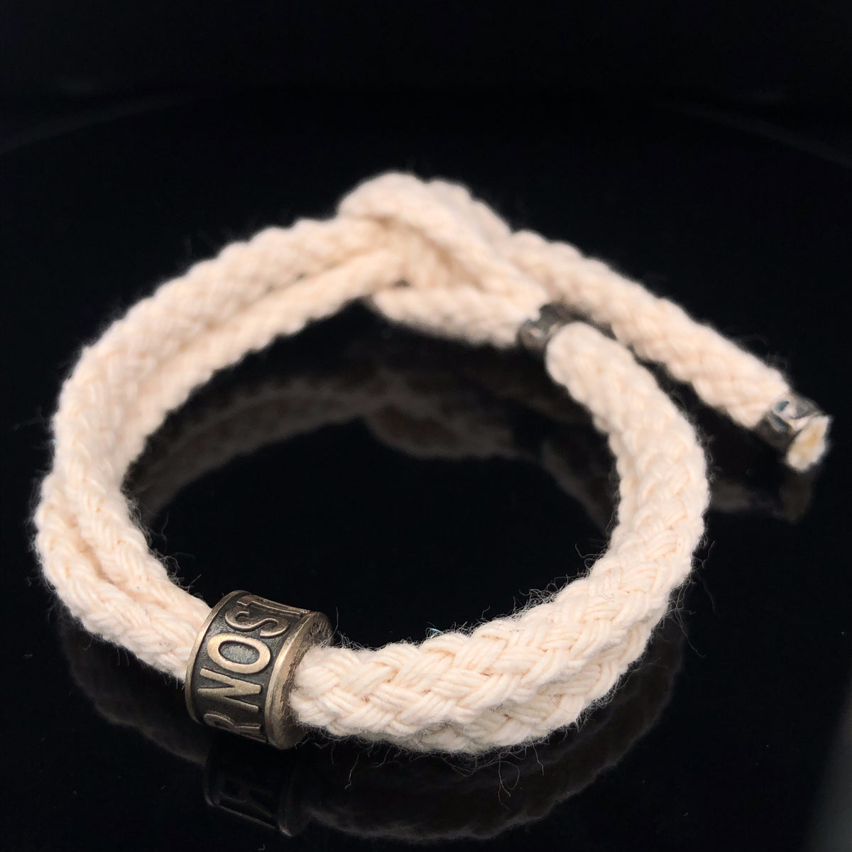 Pater Noster Charm Bracelet (Silver/White) | Amen | Luby 