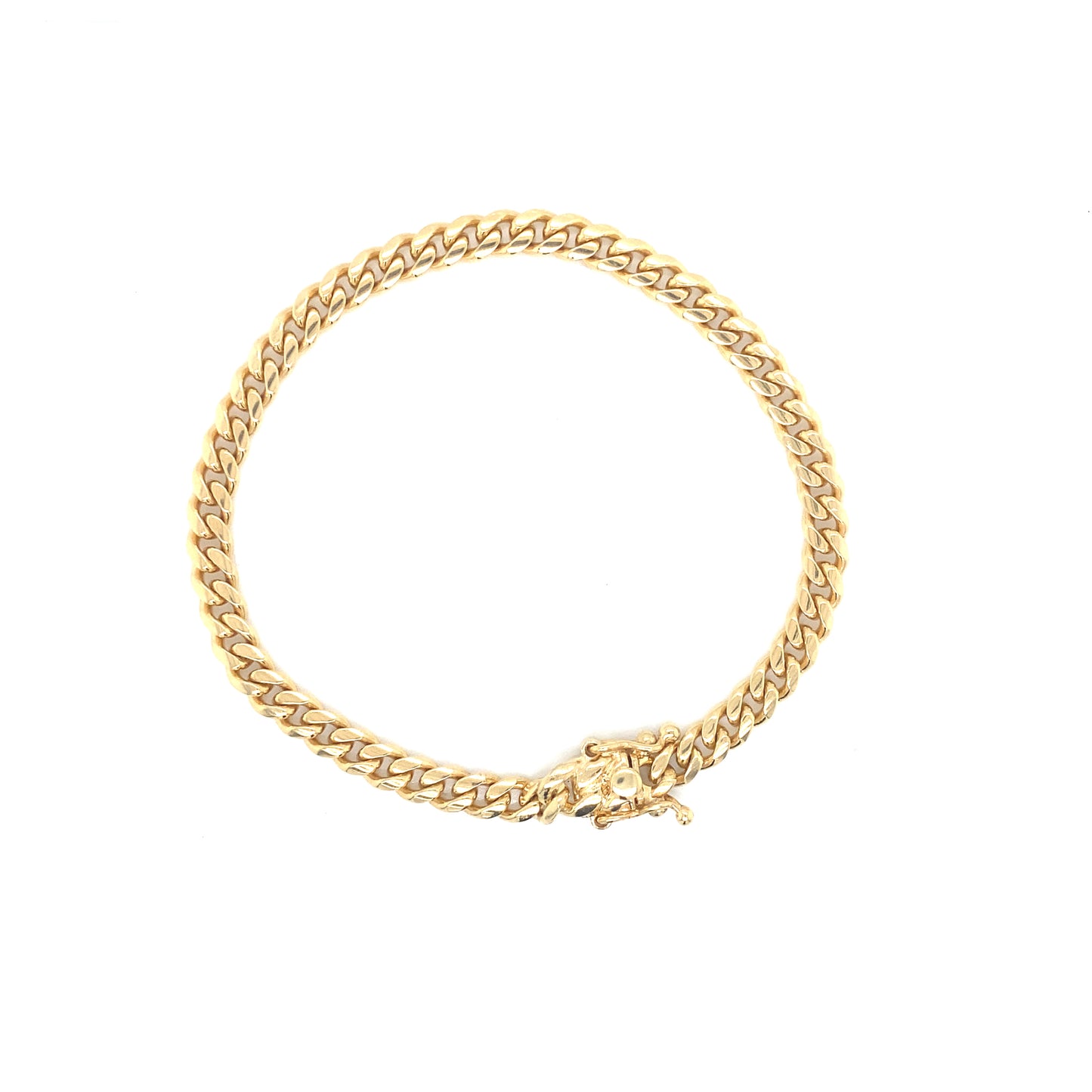 14K Cuban Solid Gold Bracelet | Luby Gold Collection | Luby 