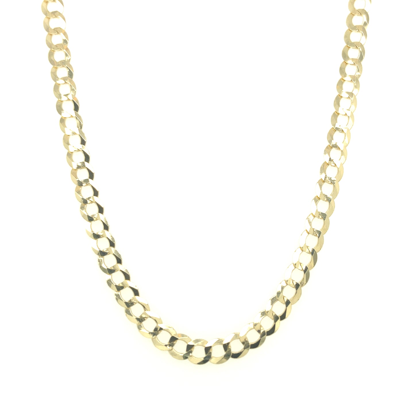 14K Flat Cuban Chain - 4MM | Luby Gold Collection | Luby 