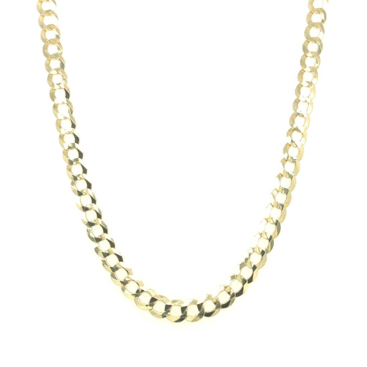 14K Flat Cuban Chain - 4MM | Luby Gold Collection | Luby 