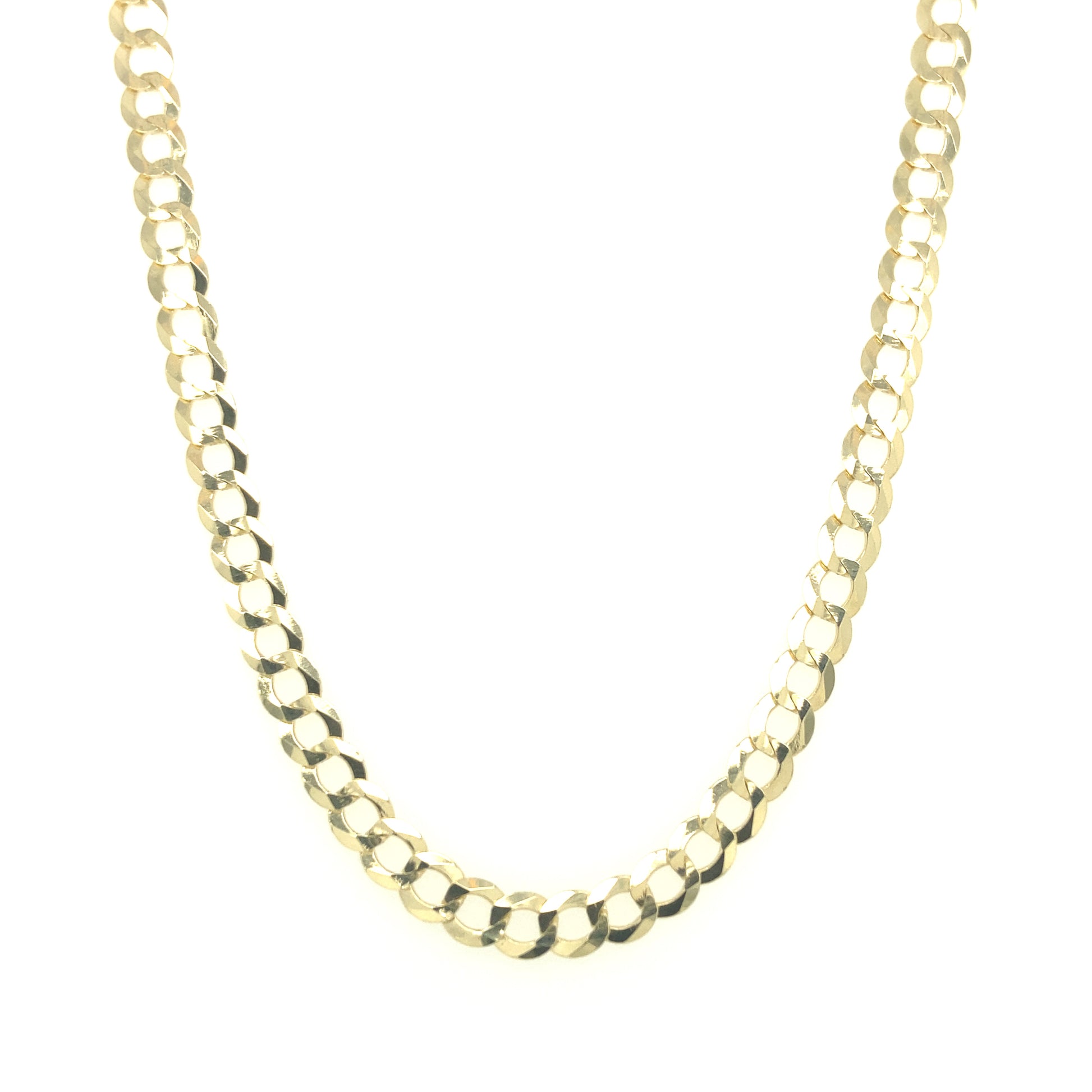 14K Flat Cuban Chain - 4MM | Luby Gold Collection | Luby 