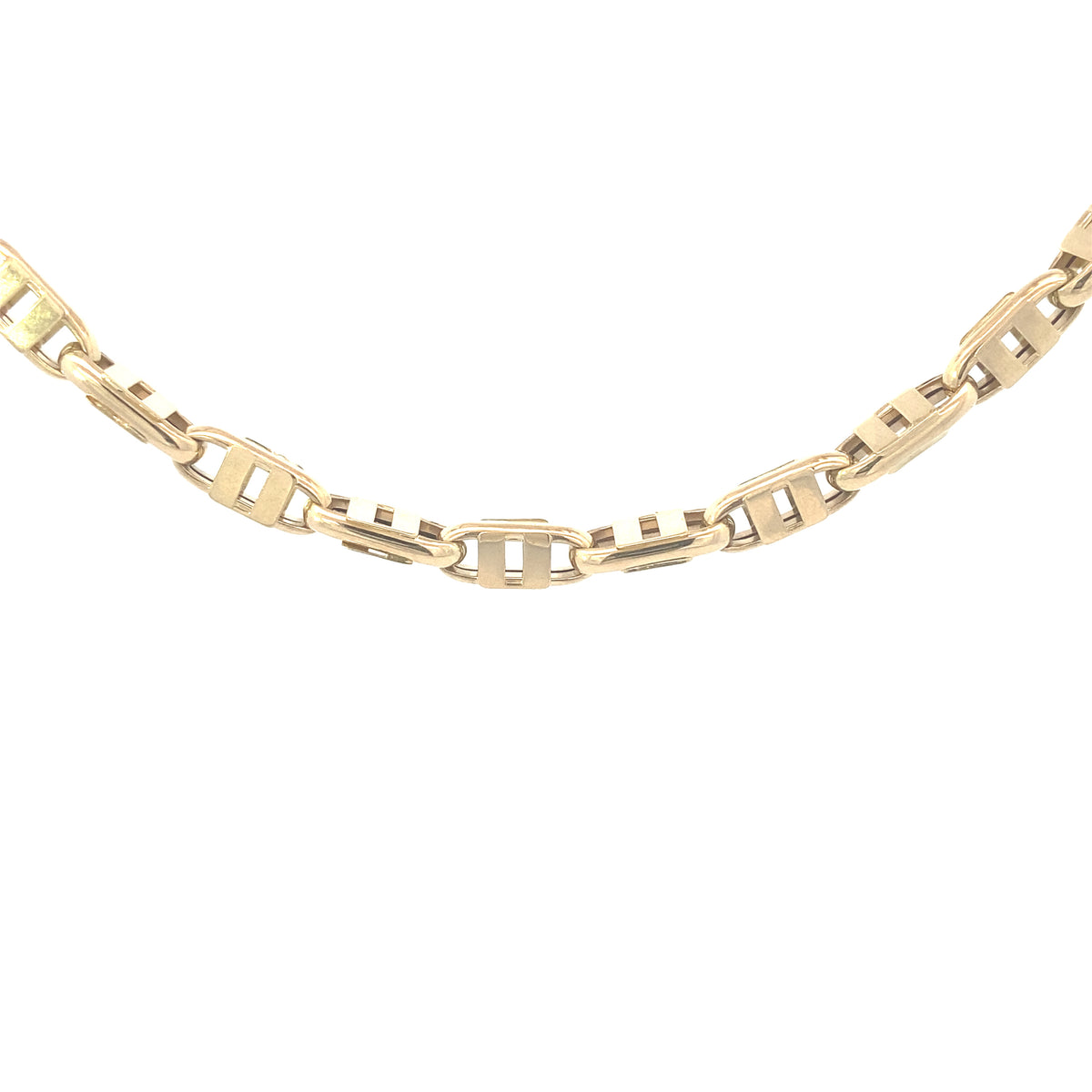 14K Gold Double Links Necklace | Luby Gold Collection | Luby 