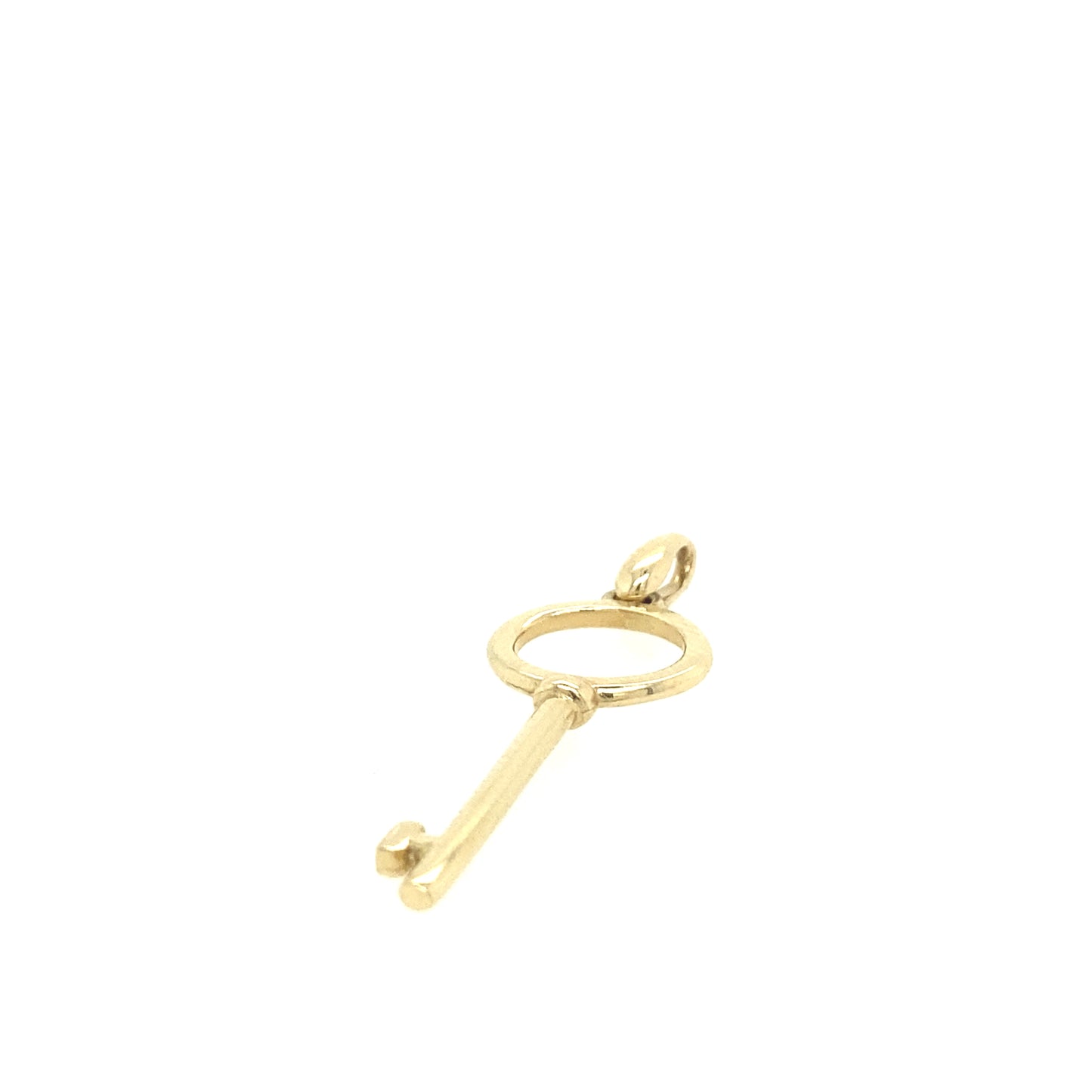 14K Gold Slim Key Pendant | Luby Gold Collection | Luby 