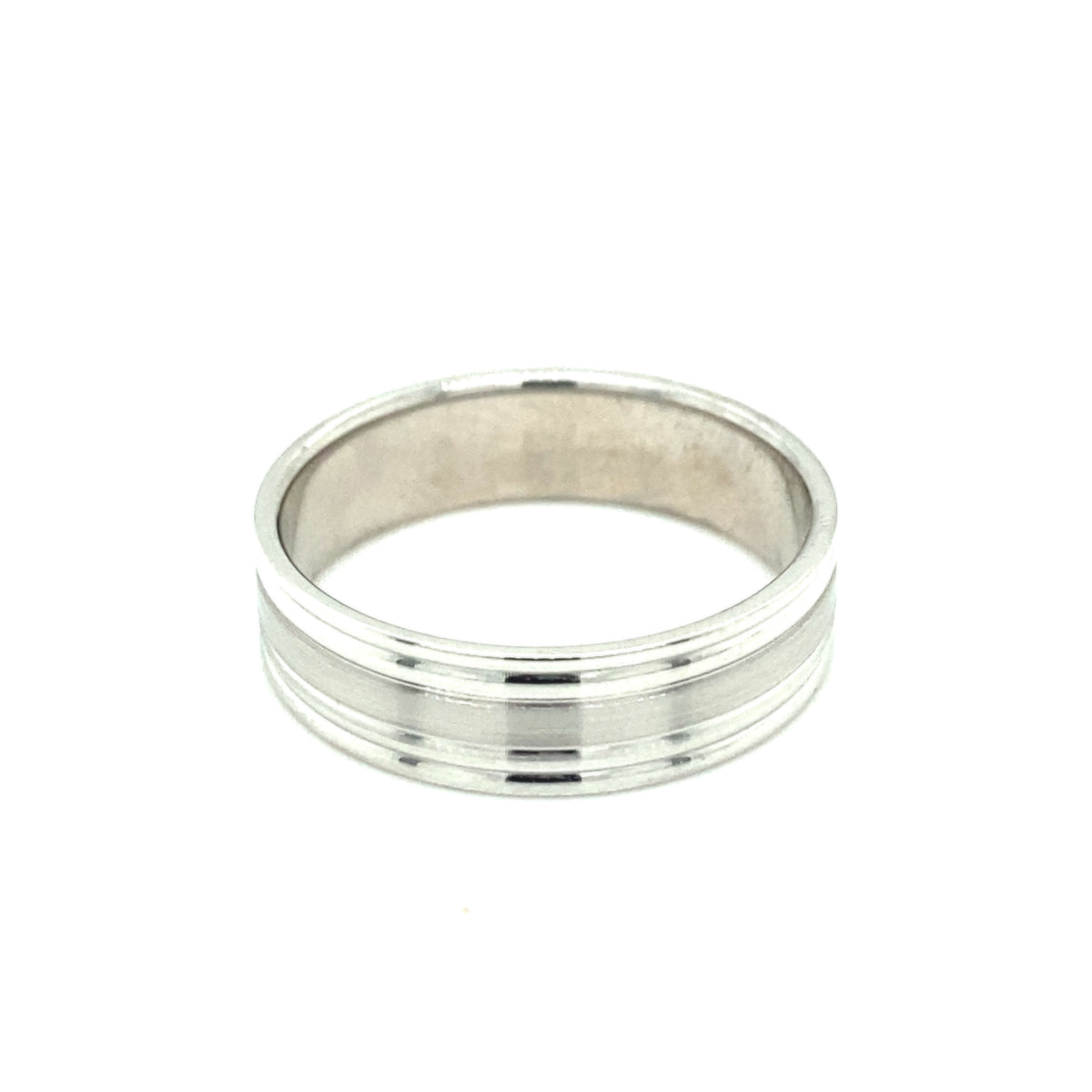 14K White Gold Wedding Band | Luby Gold Collection | Luby 