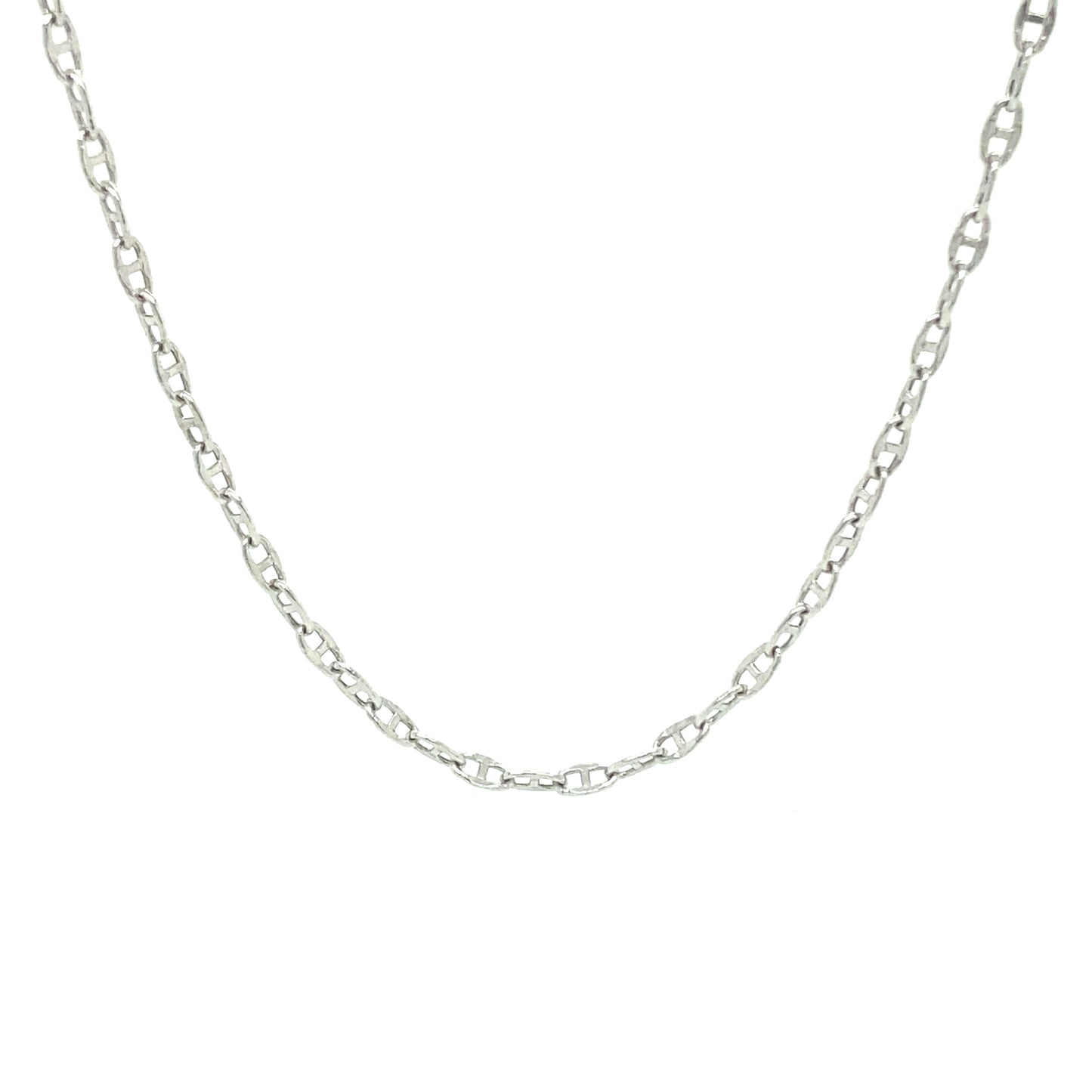 14k White Gold Marine Chain | Luby Gold Collection | Luby 