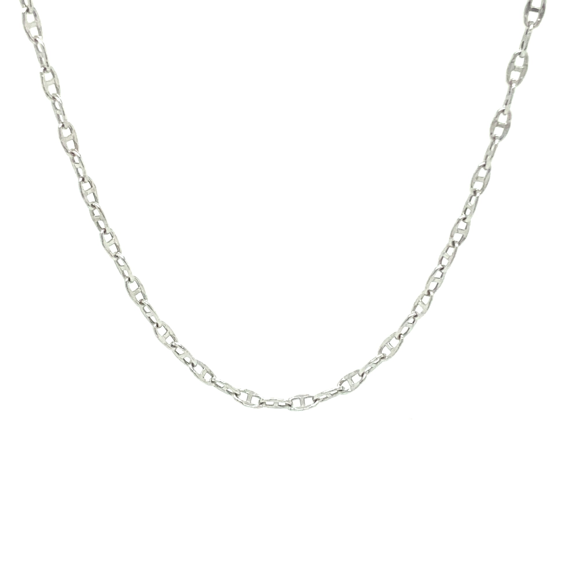 14k White Gold Marine Chain | Luby Gold Collection | Luby 