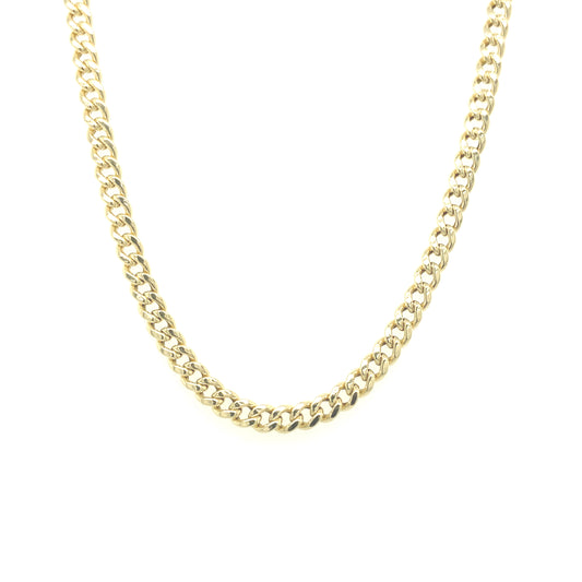 14K Gold Cuban Chain- 3MM | Luby Gold Collection | Luby 